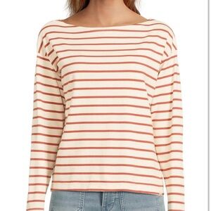 Faherty Women's Sport Jersey Boatneck Top